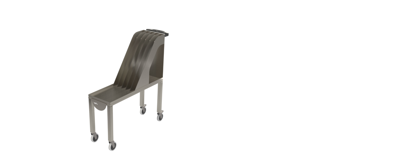 kolb Stencil Storage Cart for holding 5 stencils