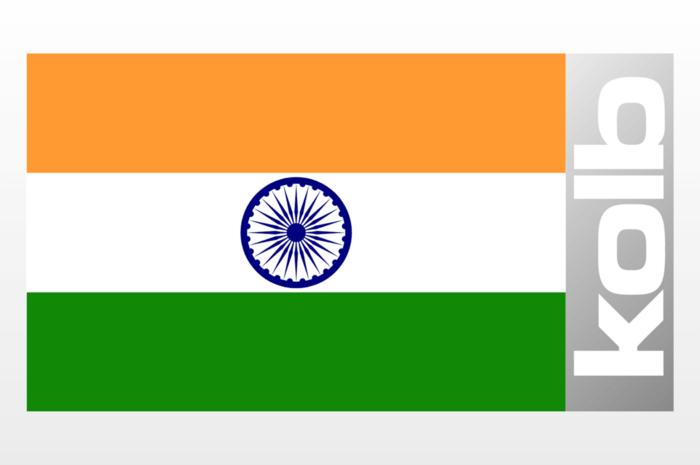 India flag with our kolb logo