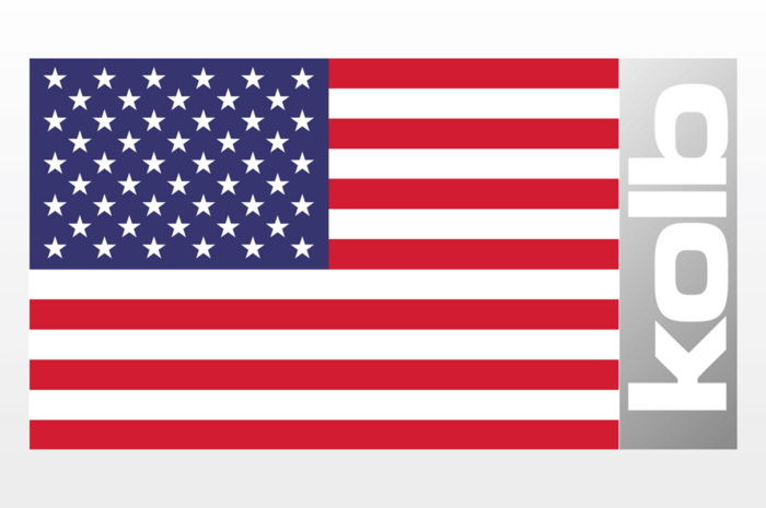 US flag with our kolb logo
