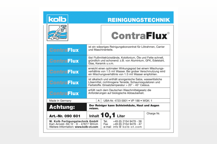 First corporate packaging design für detergent