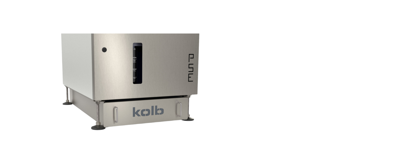 Partial view of a kolb PSE cleaning system with a kolb storage reservoir