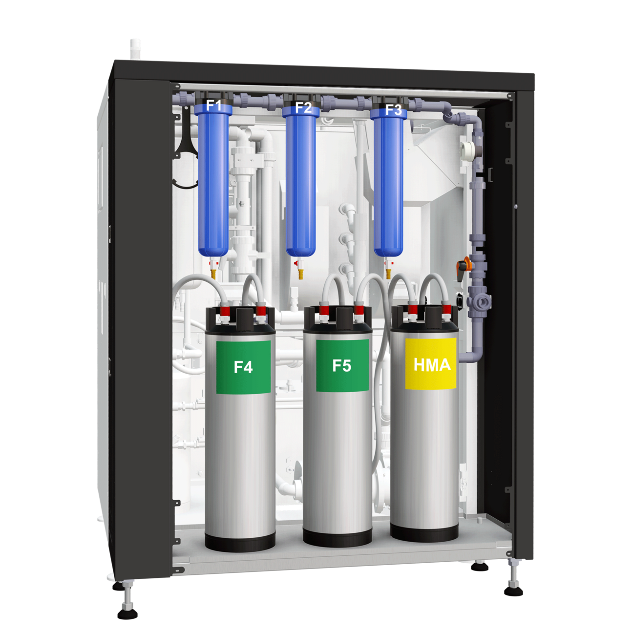 A look inside the rinse water recycling module WPCL IUT3 by kolb