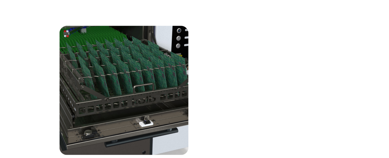 The retrofit kit for kolb washing baskets, equipped with PCBAs 
