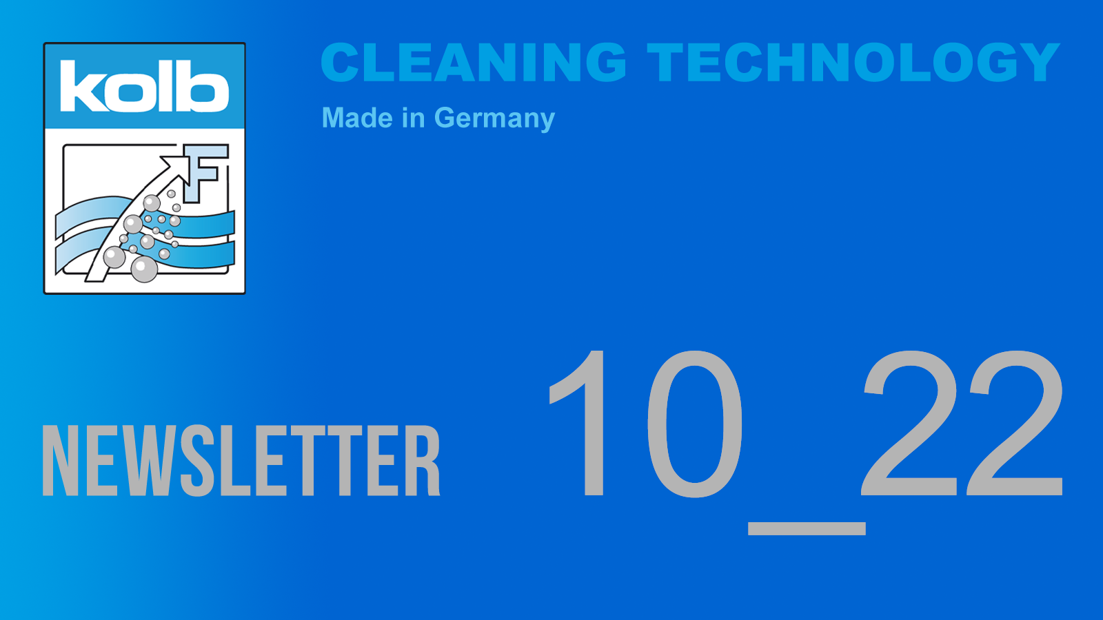 kolb Newsletterkopf mit Logo und dem Schriftzug Oktober 2022